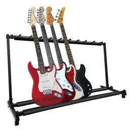 5 Core Guitar Rack Stand 9 Multi Guitars Holder Storage Stands for Acoustic Electric and Bass Soporte Para Guitarra- GRack 9N1