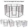 40 Inch 8 Metal Panel Heavy Duty Pet Playpen Dog Fence