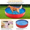 4X4FT Foldable Pet Swimming Pool PVC Kiddie Baby Dog Swim Pool Bathing Tub Playmat Kids Pools